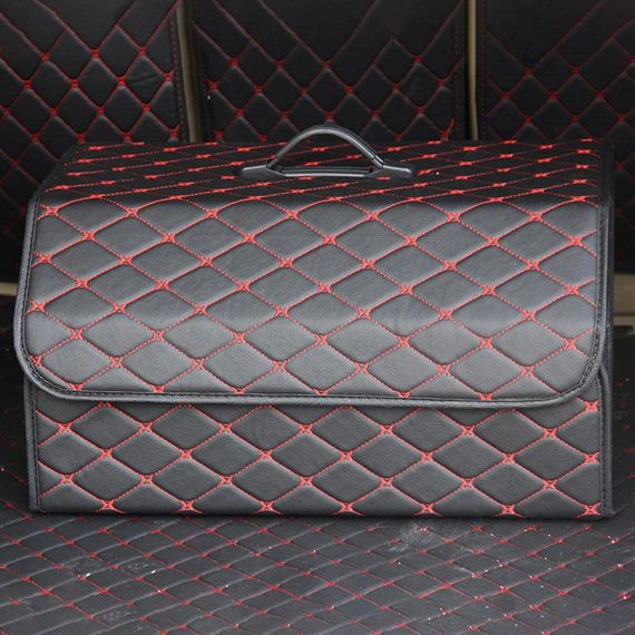 Органайзер автомобільний Primolux ORG-03 саквояж у багажник 48x31x28 см - Black/Red | Зображення 1