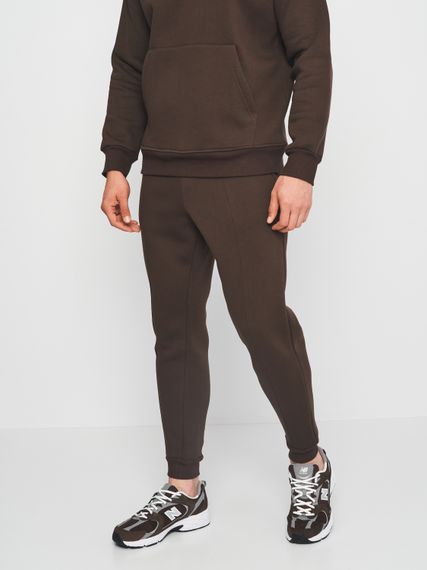 Штани чоловічі теплі коричневого кольору, 2XL