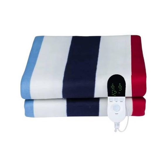 Електропростирадло 160*180см ALFARID Різнокольорові смуги