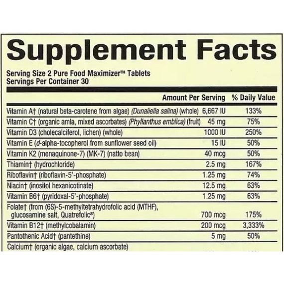 Витамины для беременных Natural Factors Whole Earth & Sea Women's Prenatal Multivitamin & Mineral 60 Tabs | Зображення 1