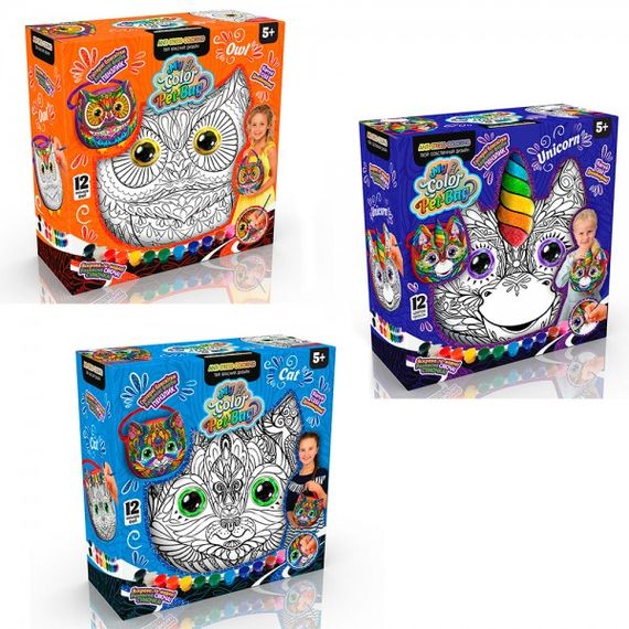 Набор креативного творчества Danko Toys My Color Pet-Bag CPB-01-01U-02U-03U