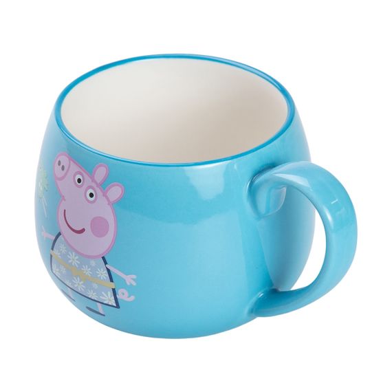 Кружка Peppa Pig фарфоровая 400 мл синяя HP-15-14 | Зображення 1