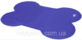 Охлаждающий коврик для собак и котов Nobby Cooling Mat Косточка Синий S 48х36.5 см 62279