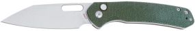 Ніж CJRB Pyrite Wharncliffe Micarta Green