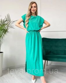 Платье для женщин цвет зеленый FI_007097