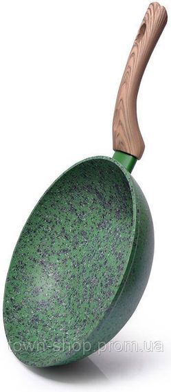 Сковорода-вок Fissman Malachite Ø28см с антипригарным покрытием EcoStone FN-AL-4315 | Зображення 1