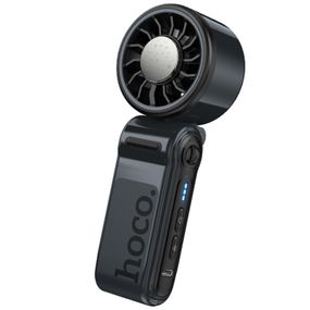 Портативный вентилятор Hoco HX604 handheld folding fan 3000 mAh Navy Blue