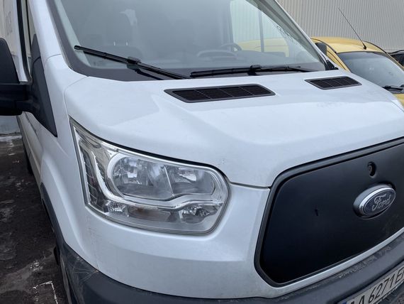 Зимняя накладка на решетку (2014-2018) Глянцевая для Ford Transit | Зображення 3