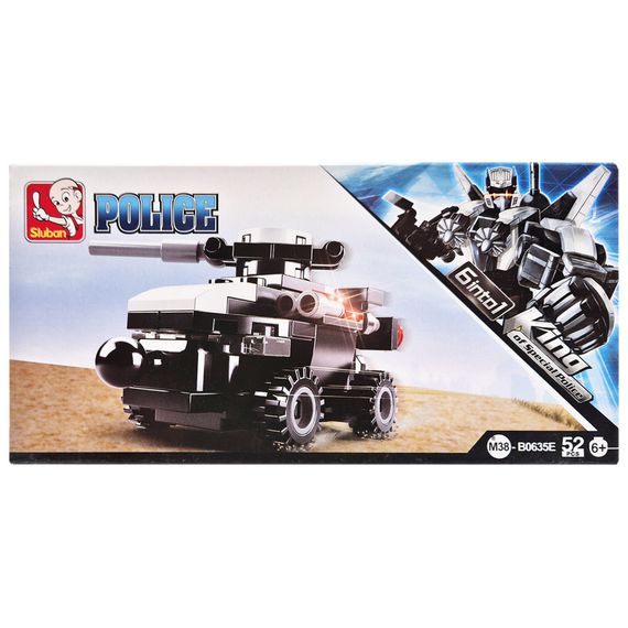 Детский конструктор Полицейская серия Police SLUBAN M38-B0635-5, 52 детали