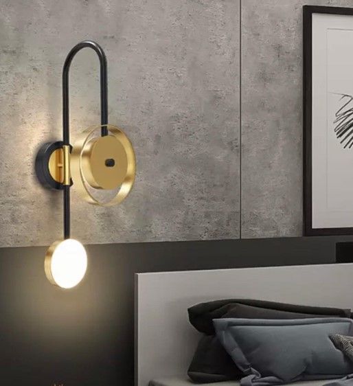 Люстра світлодіодна стельова LED світильник для квартири на стелю лед 26583 Чорний 6х22х45 см. | Зображення 3