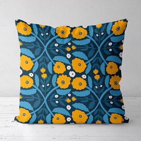 Подушка декоративная Soft Цветы. Акварель 45x45 см (45PST_22U001)