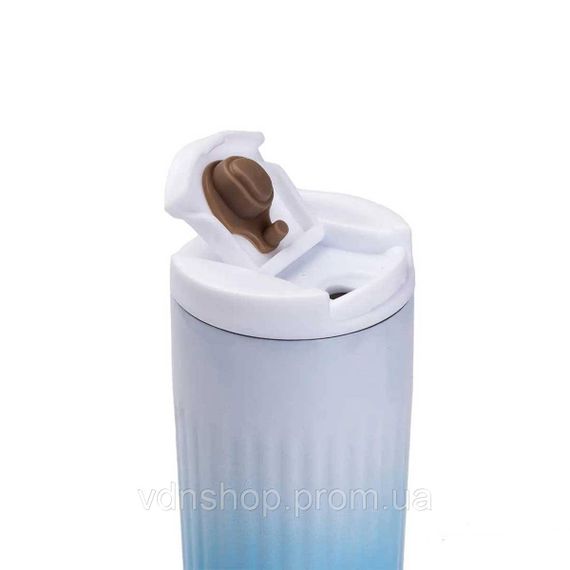 Термокухоль металевий з широким горлом 500 мл Блакитний HP154BL | Зображення 3