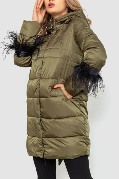 Куртка жіноча, колір хакі, 235R2269 | Зображення 2