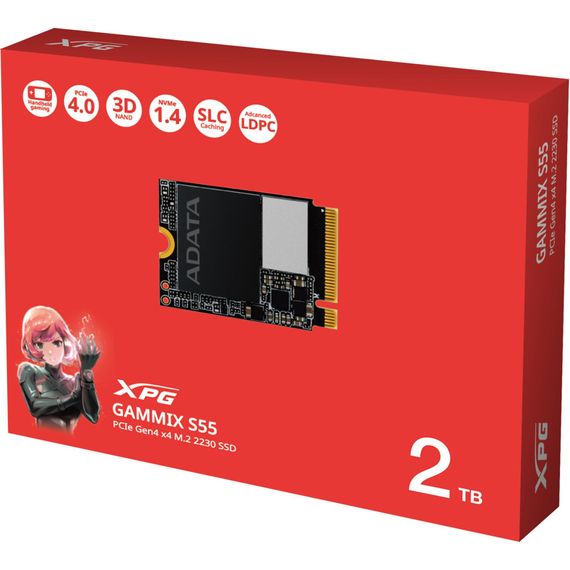 Накопичувач SSD M.2 2230 2TB GAMMIX S55 ADATA (SGAMMIXS55-2T-C) | Зображення 7