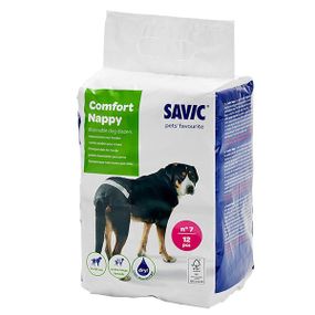 Одноразові підгузки для собак Savic Comfort Nappy, 74-84 см