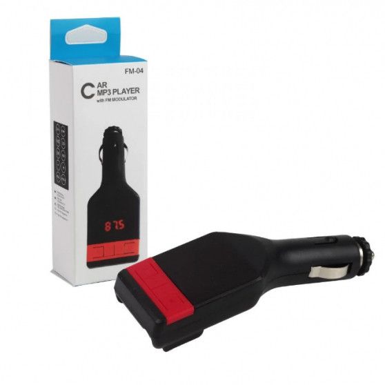 Передавач для музики в машину Fm-04, Пристрій для прослуховування музики TD-329 в автомобілі | Зображення 9