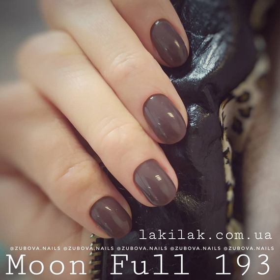 Гель-лак Moon Full №193 гіркий шоколад 8мл
