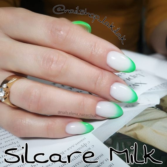 Молочный (холодный оттенок) гель для наращивания ногтей Польша LED Milk 5мл | Зображення 2