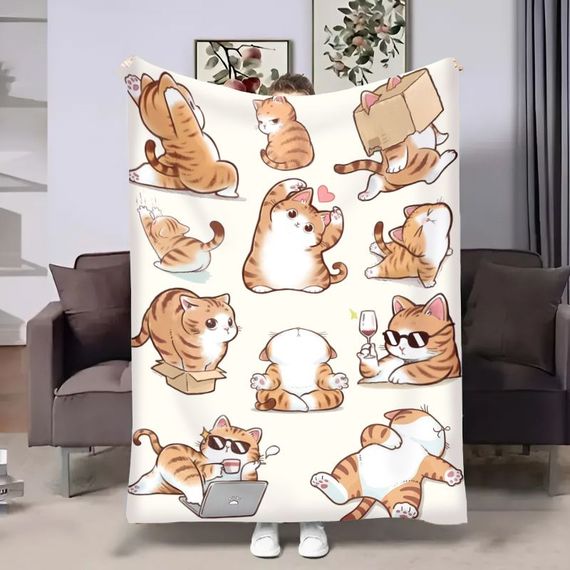 Плед 3D Котики муркотики 17961 160х200 см