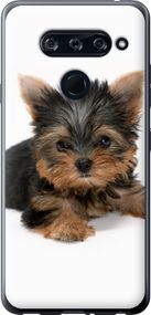 Чехол на LG V40 ThinQ Щенок йоркширского терьера "931u-1577-17620"