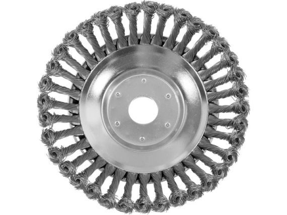 Щітка дискова мотокоси тримера плетений дріт 25,4/200 мм YATO YT-85142 | Зображення 2