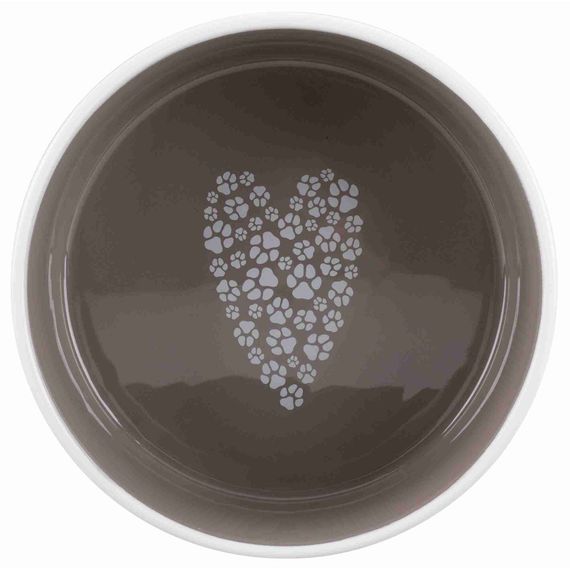 Миска Trixie для собак Pet_s Home коричнева керамічна 300 мл 12 см | Зображення 1