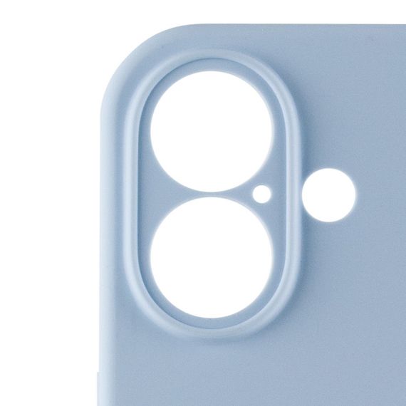 Чохол Silicone Case Full Camera Protective (AA) для Apple iPhone 16 Plus (6.7") Блакитний / Sweet Blue | Зображення 5