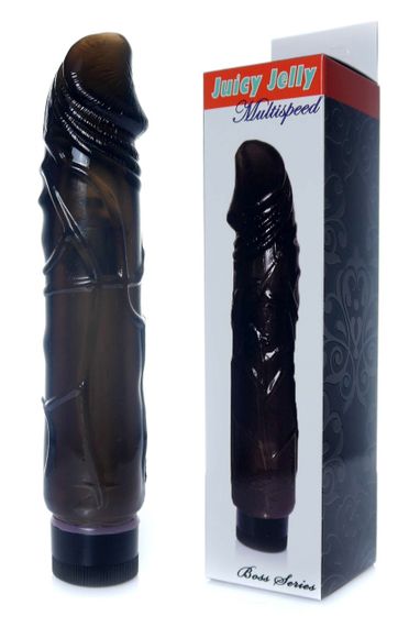 Вібратор Boss Series: Juicy Jelly Multispeed Black, BS6700098 Sex Aura | Зображення 1