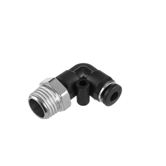 Цангове з'єднання L-подібне для поліуретанових та ін. шлангів 4 мм, 1/4" зовн. різьба INTERTOOL PT-2330