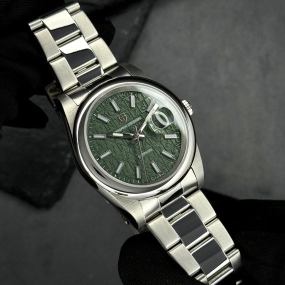 Чоловічий годинникPagani Design PD-1794M Silver-Green | Зображення 2