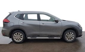 Боковые трубы (2 шт, нерж) для Nissan X-trail T32/Rogue 2014-2021 гг