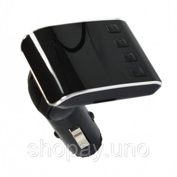 Автомобільний FM Модулятор HZ H22BT ∙ FM-трансмітер з Bluetooth від прикурювача з USB портом + Кабель USB + Кабель iPhone | Зображення 2