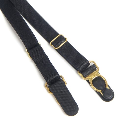 Корсет с подтяжками и подвязками Star Night на молнии, черный, S sexstyle | Зображення 8