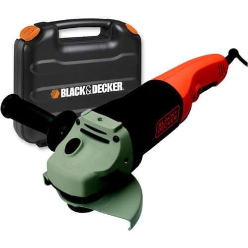 Шліфмашина кутова - болгарка мережева BLACK+DECKER KG1202K | Зображення 1