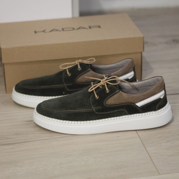 Зелені мокасини чоловічі 45 розмір