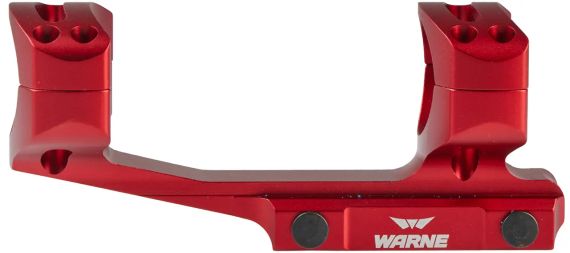 Кріплення-моноблок Warne X-Skeleton Mount. d - 30 мм. Ultra High. Weaver/Picatinny. Red | Зображення 4