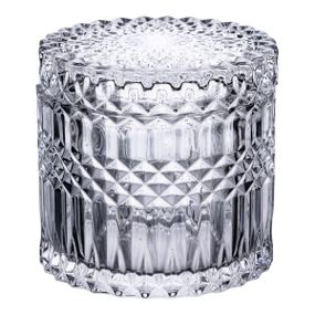 Цукерниця з кришкою я кругла скляна HP-4-100