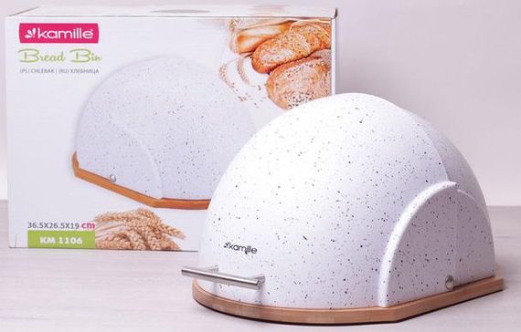 Хлібниця Kamille Breadbasket Marble 36.5х26.5см | Зображення 5