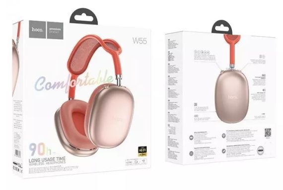 Навушники HOCO W55 Pleasing BT headphones Pink | Зображення 2