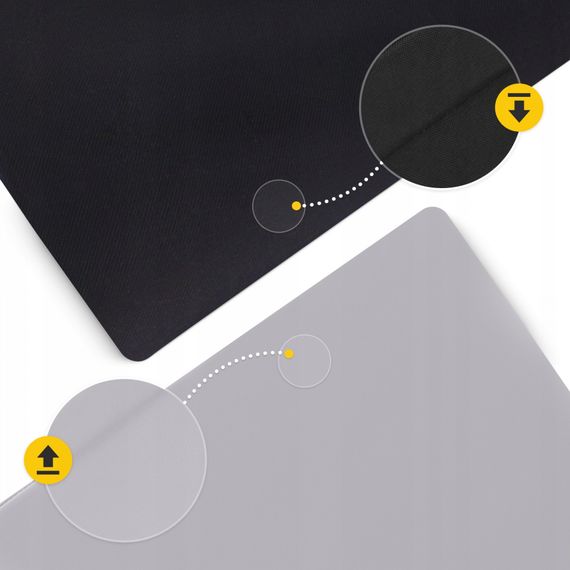 Мат гімнастичний складаний 4FIZJO 180 x 60 x 5 см 4FJ0571 Black/Grey (P-5907739319692) | Зображення 1