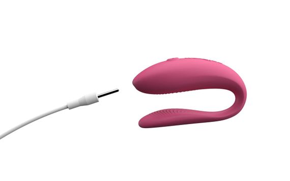 Смарт-вібратор для пар We-Vibe Sync Lite Pink, 10 віброрежимів, можна поєднувати з проникним сексом Sex Aura | Зображення 4