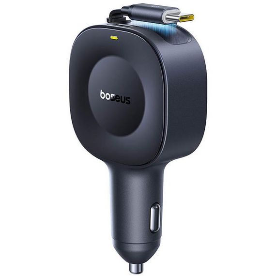 АЗУ Baseus PrimeTrip VR2 45W with retractable cable (2USB-C) (C02069) Cosmic Black | Зображення 3