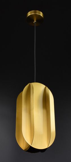 Люстра підвісна на 1 лампочку 27082 Латунь 25-350х15х30 см.