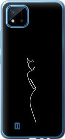 Чехол на Realme C20A Силуэт1 "4590u-2416-17620"