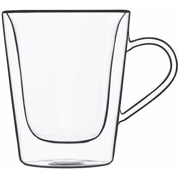Кружка с двойными стенками Luigi Bormioli Thermic Glass A-11212-G-4102-AA-01 220 мл
