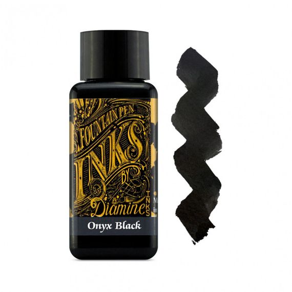 Чернила для перьевых ручек Diamine Ink 30мл, Onyx Black