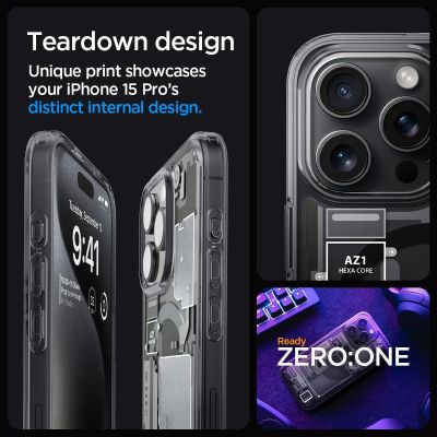 Чехол для мобильного телефона Spigen Apple iPhone 15 Pro Ultra Hybrid MagFit Zero One (ACS06721) | Зображення 4