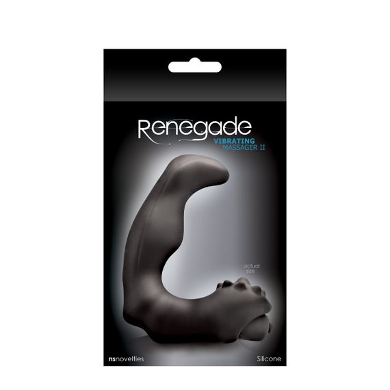 Массажер простаты с вибрацией NS Novelties Renegade Vibrating Massager Ii, черный sexstyle | Зображення 1