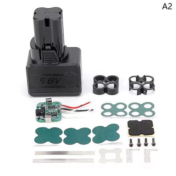 Корпус акумулятора 16.8 V для шурупокрута Mak, під 18650 (версія A2)