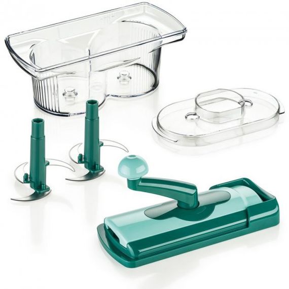 Багатофункціональна овочерізка Nicer Dicer Twist Ручна кухонна овочерізка | QO-754 Овочерізка шатківниця | Зображення 7